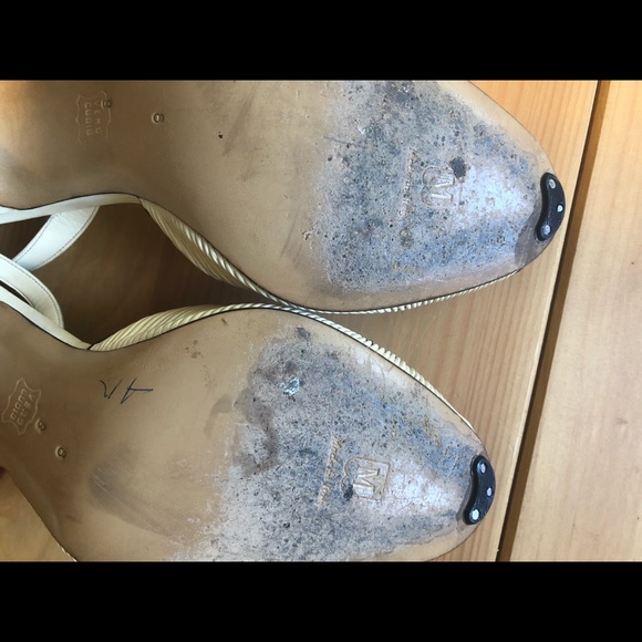 Authentic Vintage BRUNO MAGLI Strappy Heels Sz 8 - Picture 5 of 7